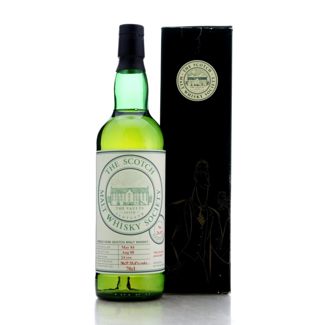 Clynelish 1984 SMWS 24 Year Old 2657 Hay fever in a church hall