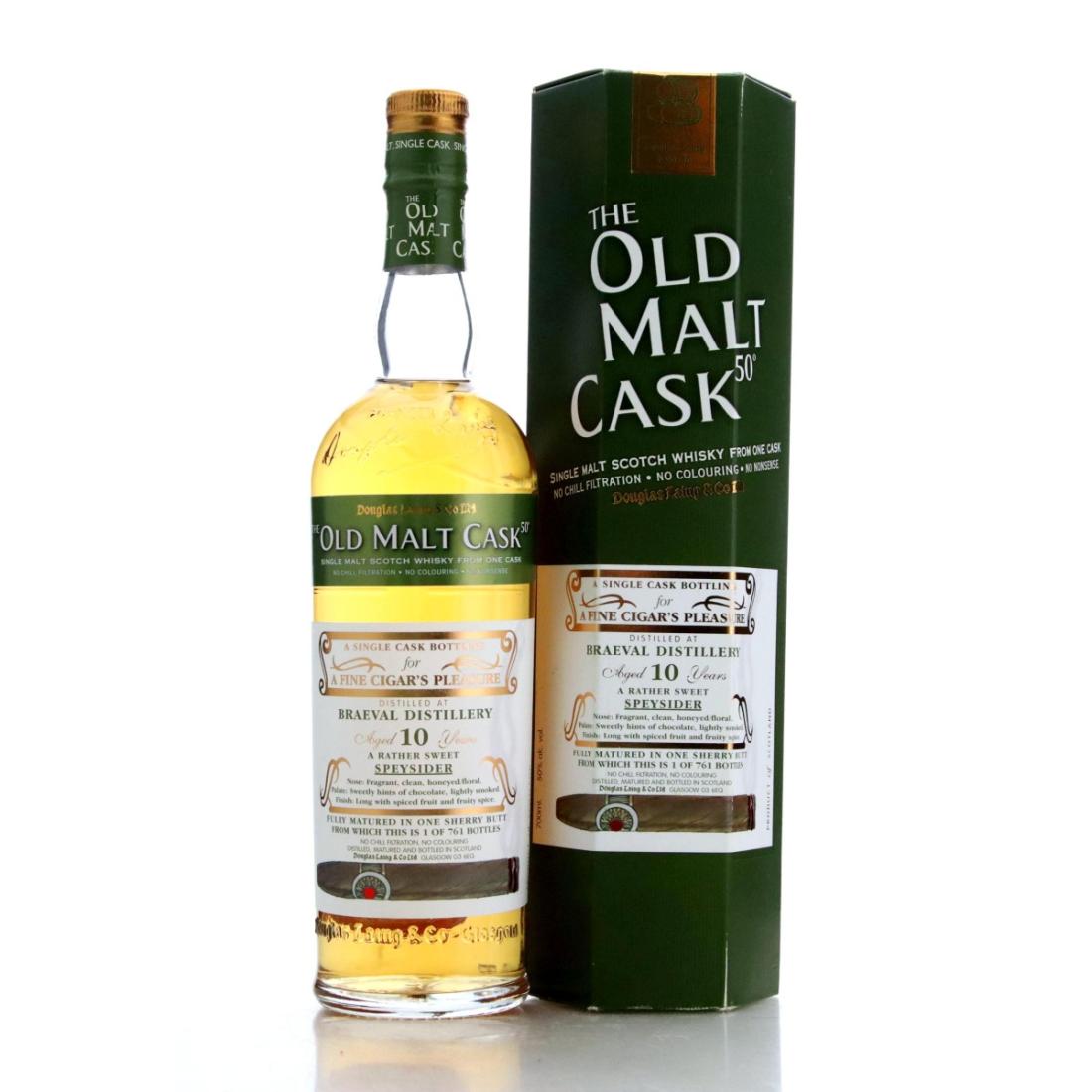Braeval The Old Malt Cask 10 Year Old for A Fine Cigars Pleasure