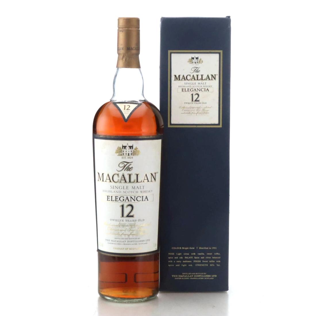 Macallan 1992 Elegancia 12 Year Old Litre