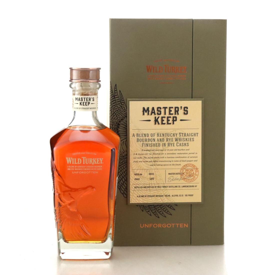 Wild Turkey Old Masters Keep Unforgotten Rye Batch 1