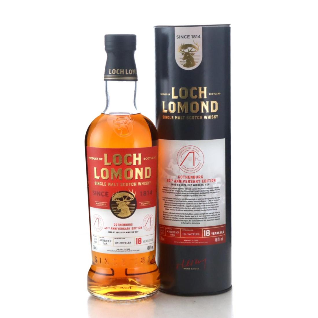 Loch Lomond 18 Year Old Aberdeen Football Club Gothenburg 40th Anniversary Edition