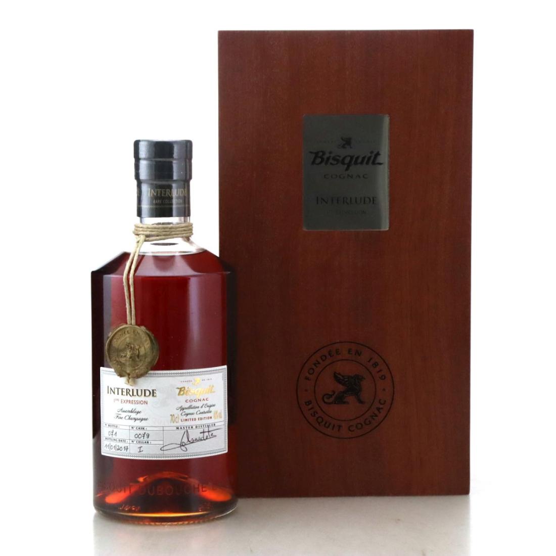 Bisquit Interlude Premier Cru Expression, Cask #0099, 2017, 40% whisky bottle