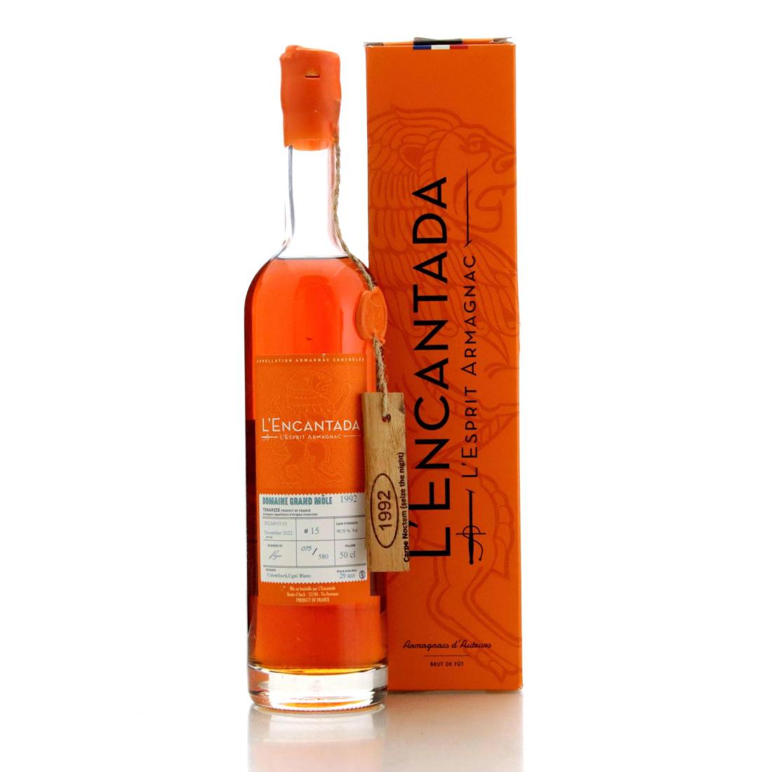 Domaine Grand Môle 29 Year Old, Cask #15, 1992, L'Encantada, 55.7% whisky bottle