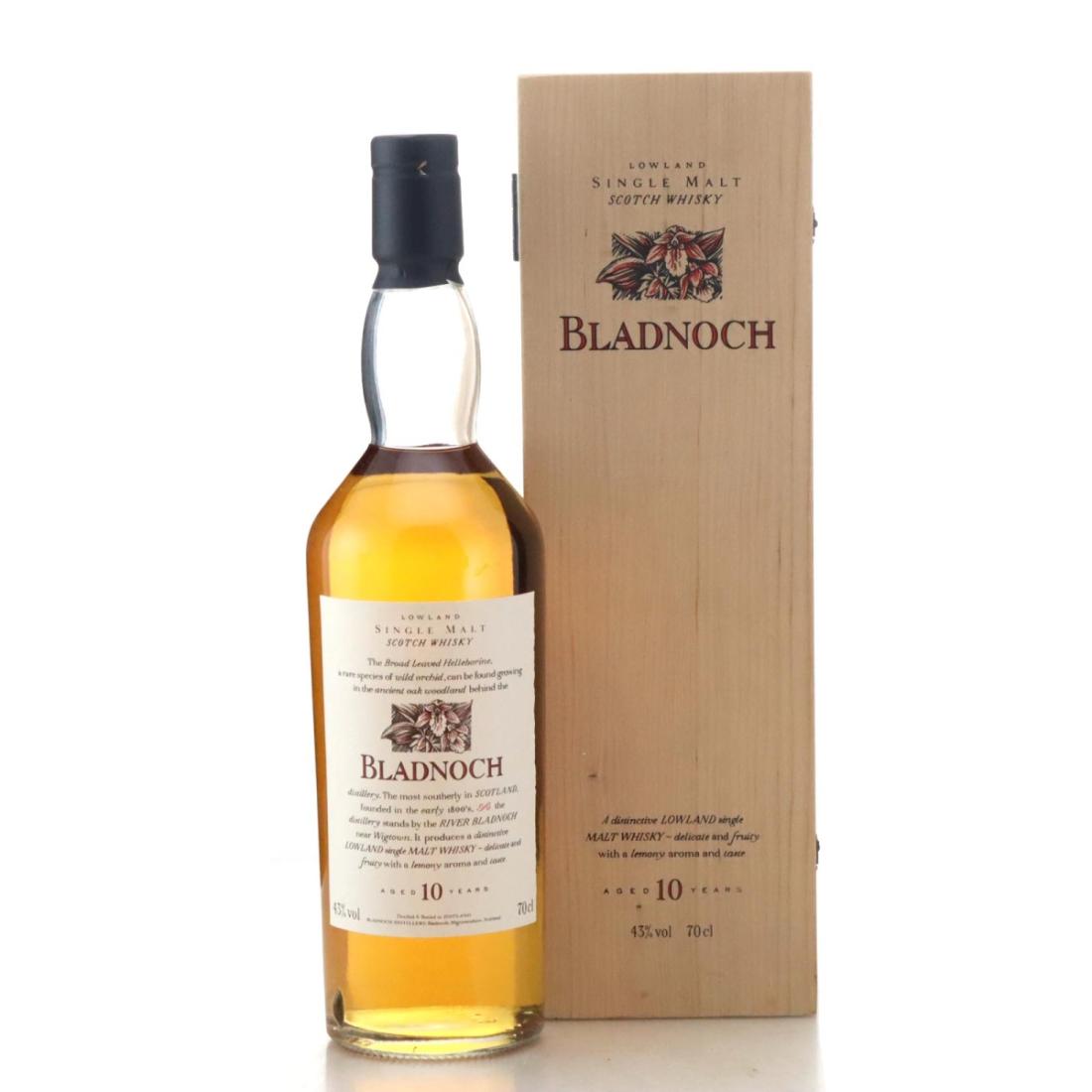 Bladnoch Flora Fauna 10 Year Old Wooden Box