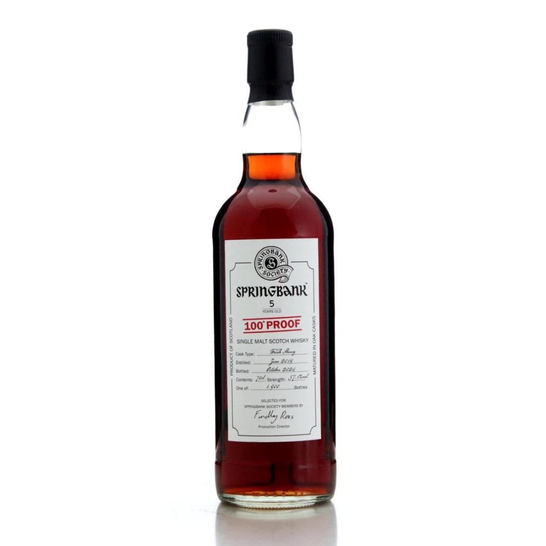 Image for Springbank 2019 100° Proof 5 Year Old