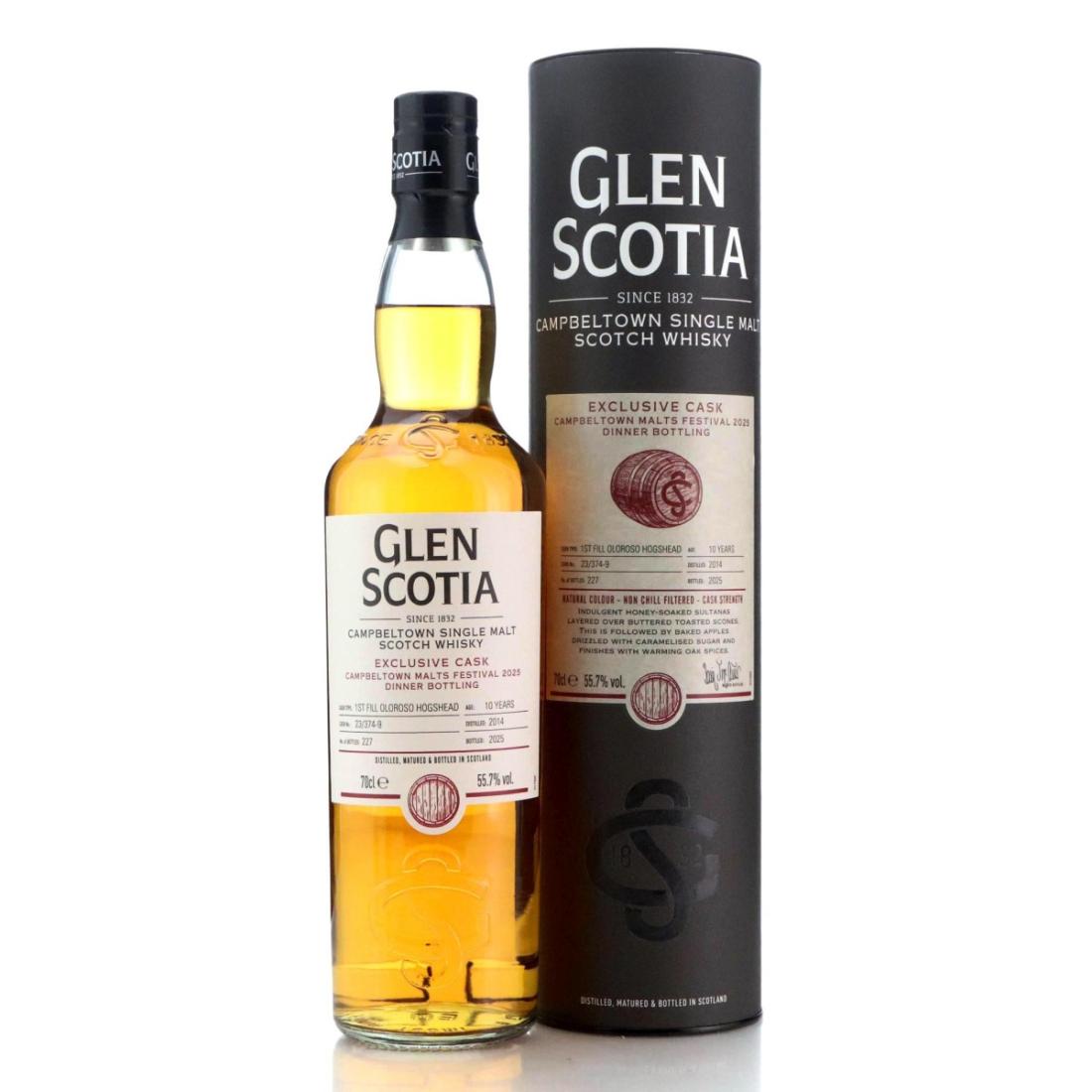Glen Scotia 2014 Exclusive Cask 10 Year Old Dinner Bottling
