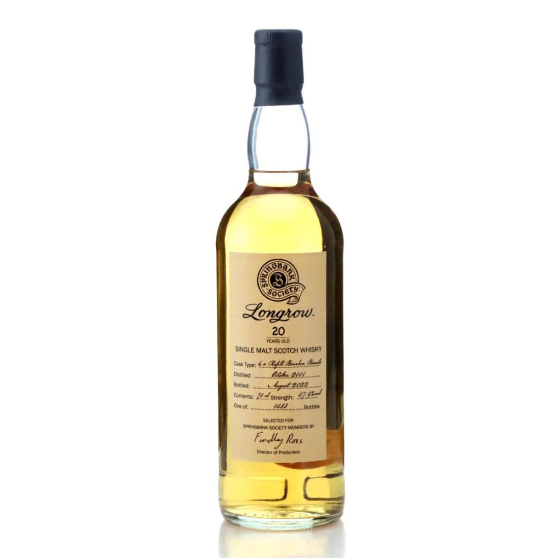 Longrow 2001 Springbank Society 20
