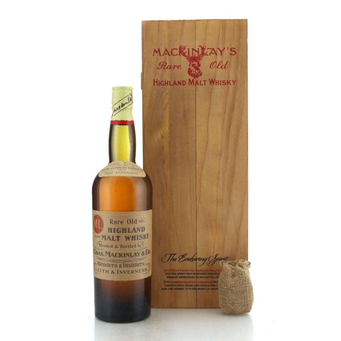 Mackinlays Rare Old Highland Malt First Shackleton Commemorative ReCreation