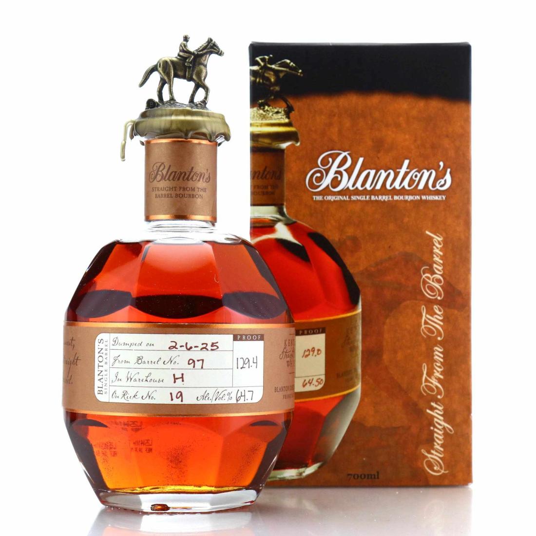 Blantons Straight from the Barrel Bourbon