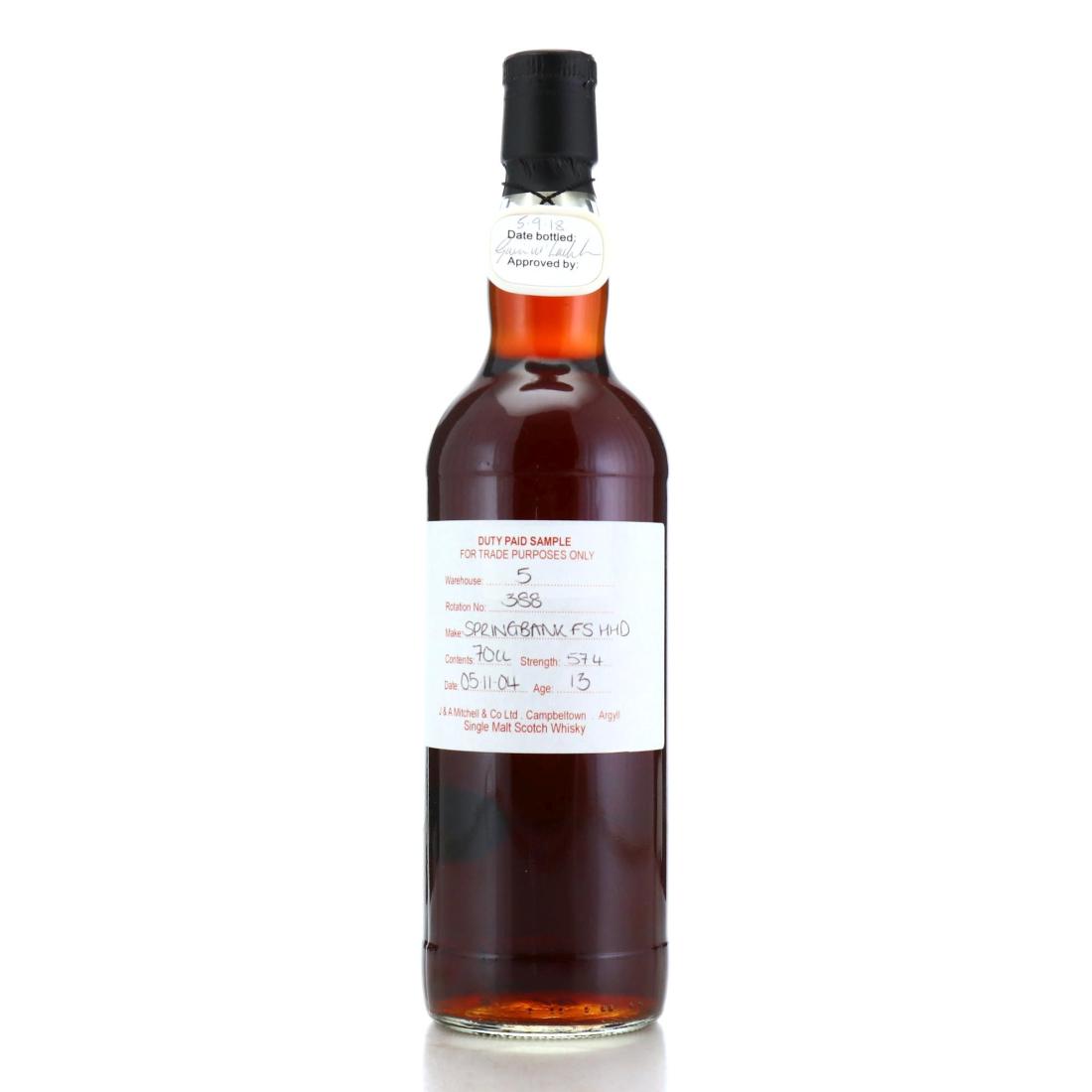 Springbank 2004 Duty Paid Sample 13