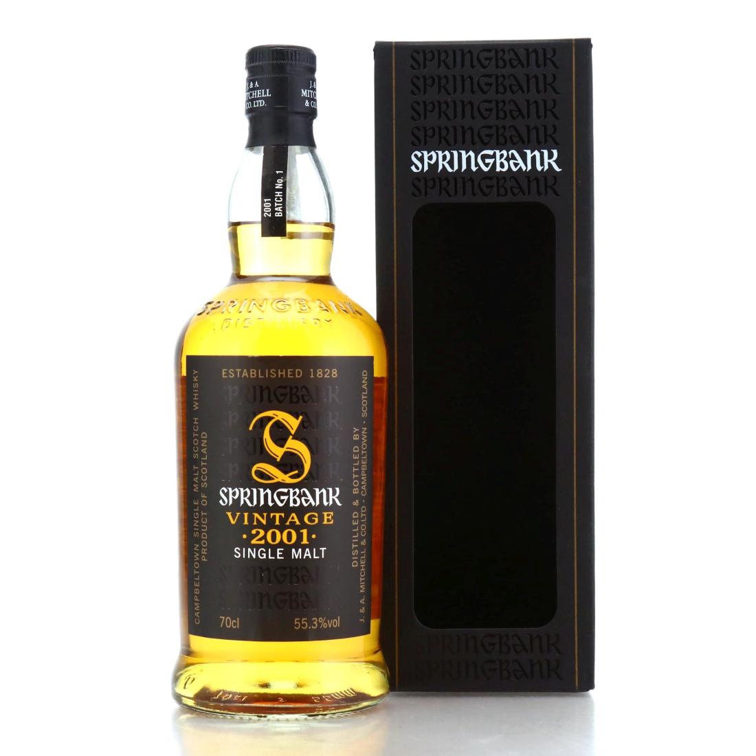 Springbank 2001 Vintage Batch No 1