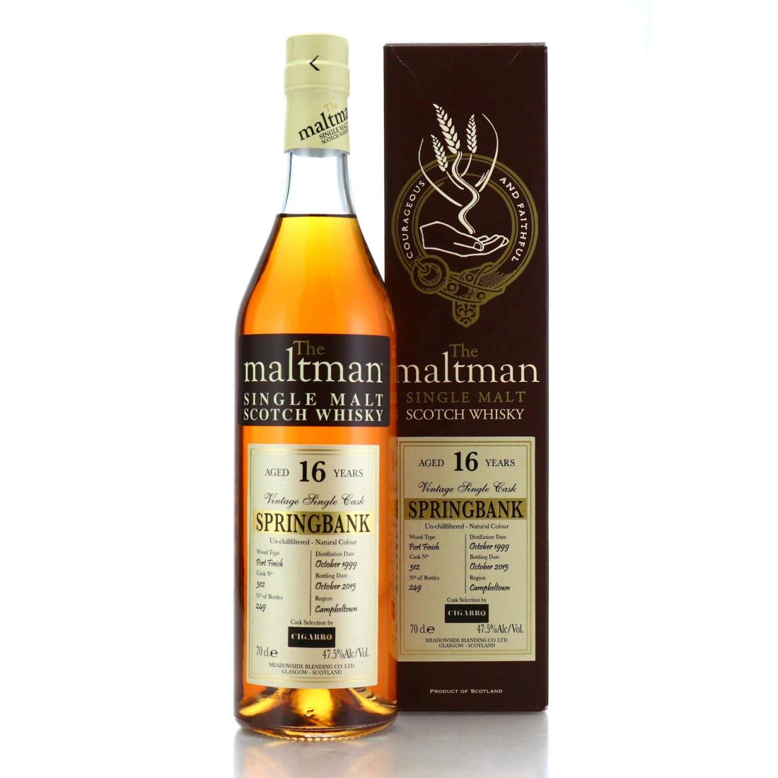 Springbank 1999 The Maltman 16 Year Old