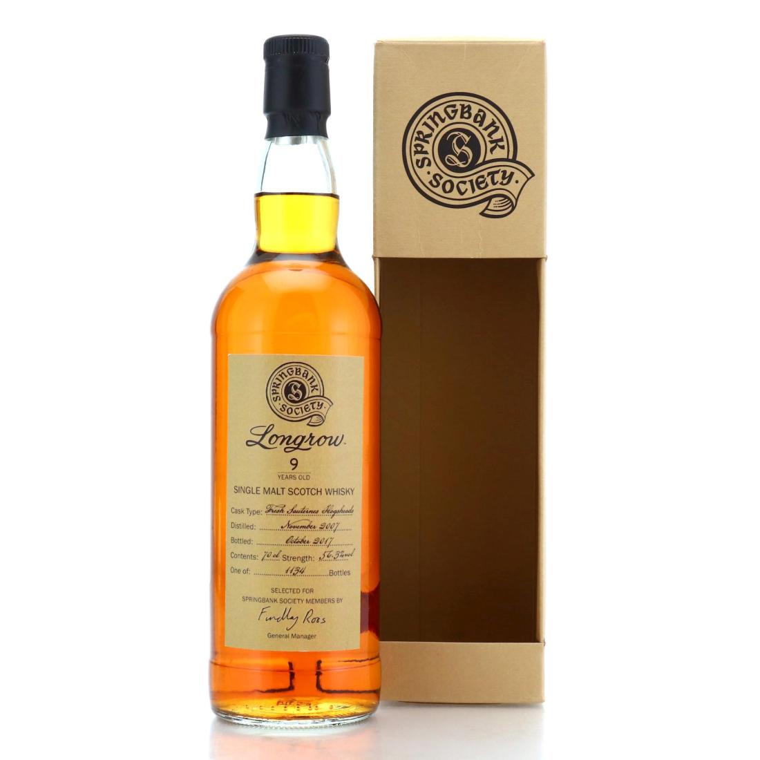 Longrow 2007 Springbank Society 9