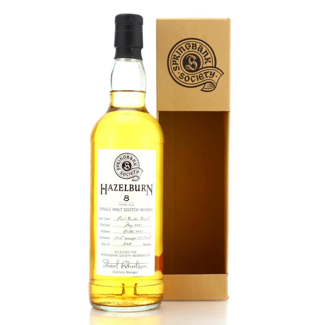 Hazelburn 2001 Springbank Society 8