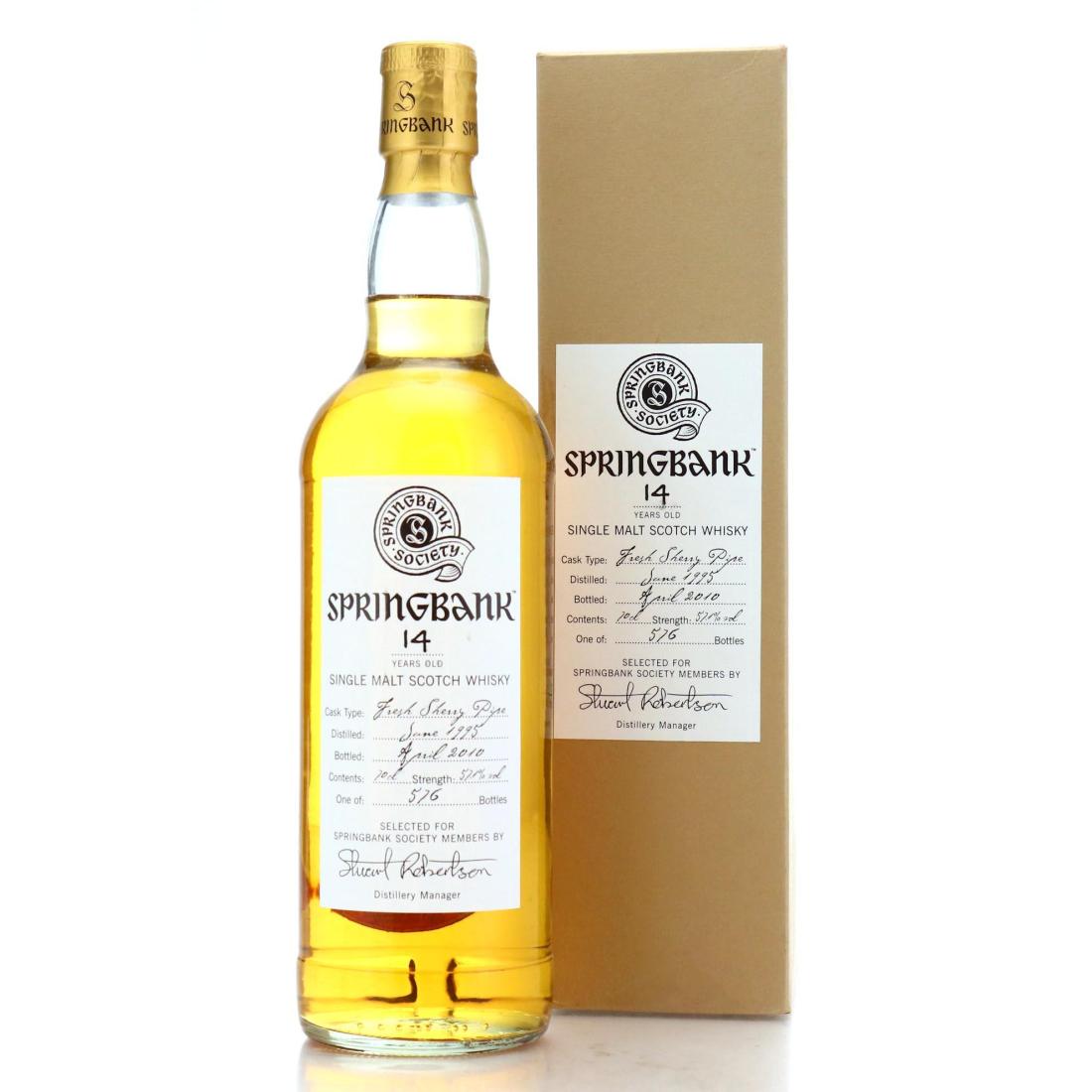Springbank 1995 Springbank Society 14