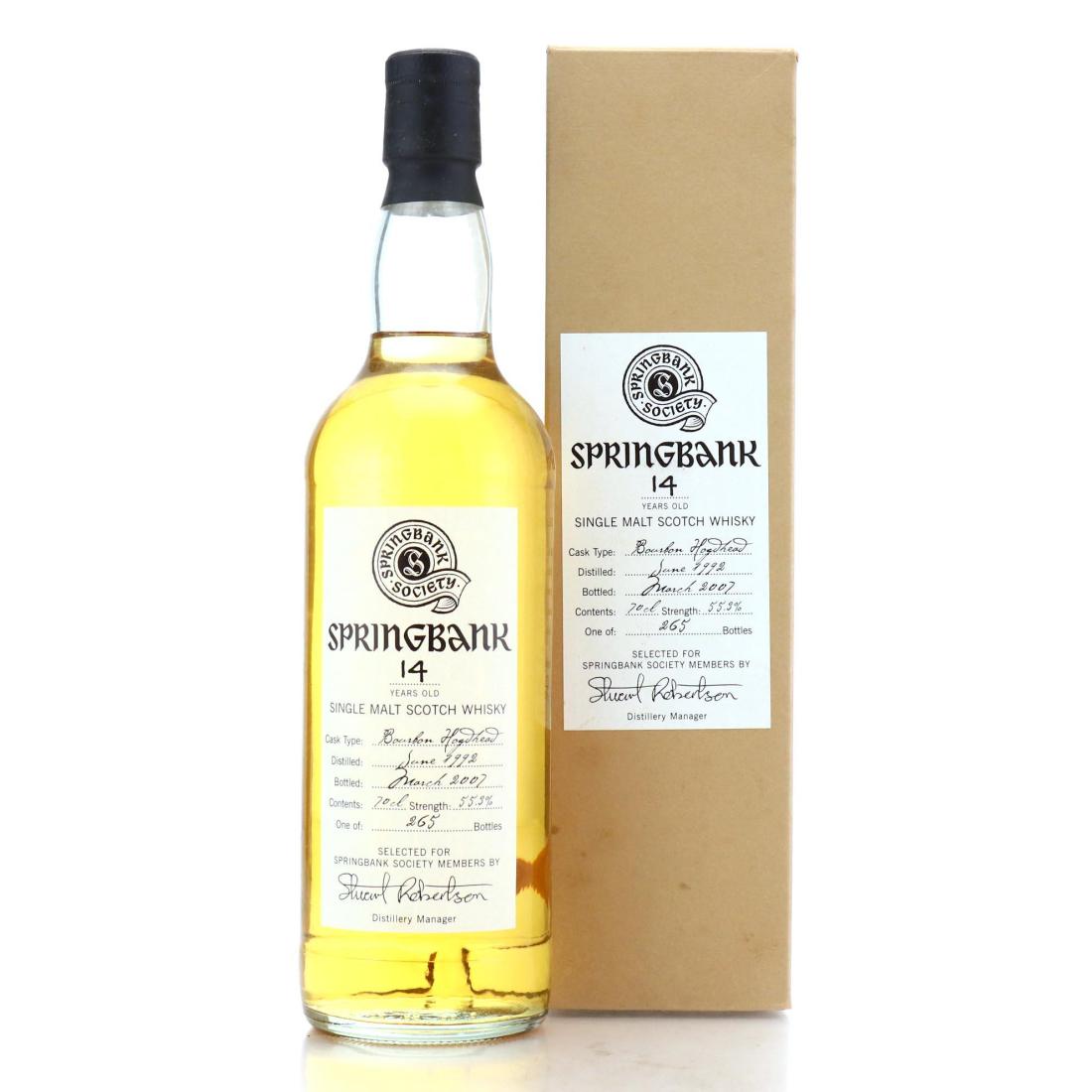 Springbank 1992 Springbank Society 14