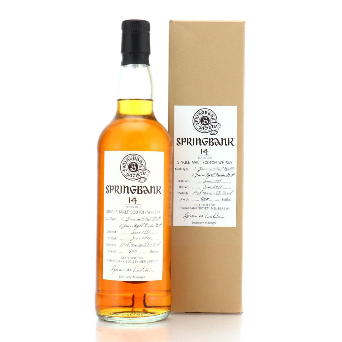 Springbank 1998 Springbank Society 14