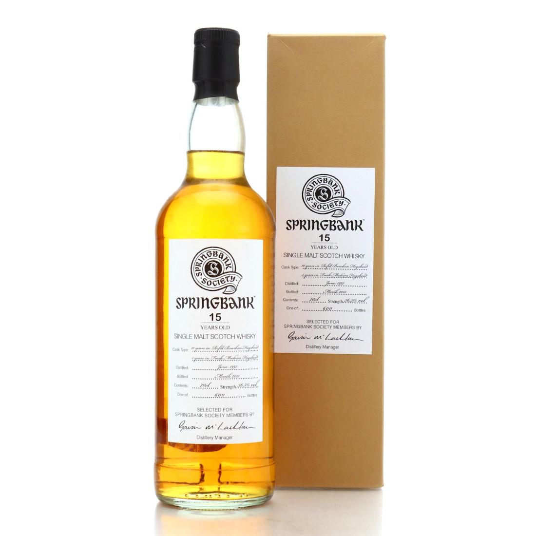 Springbank 1997 Springbank Society 15