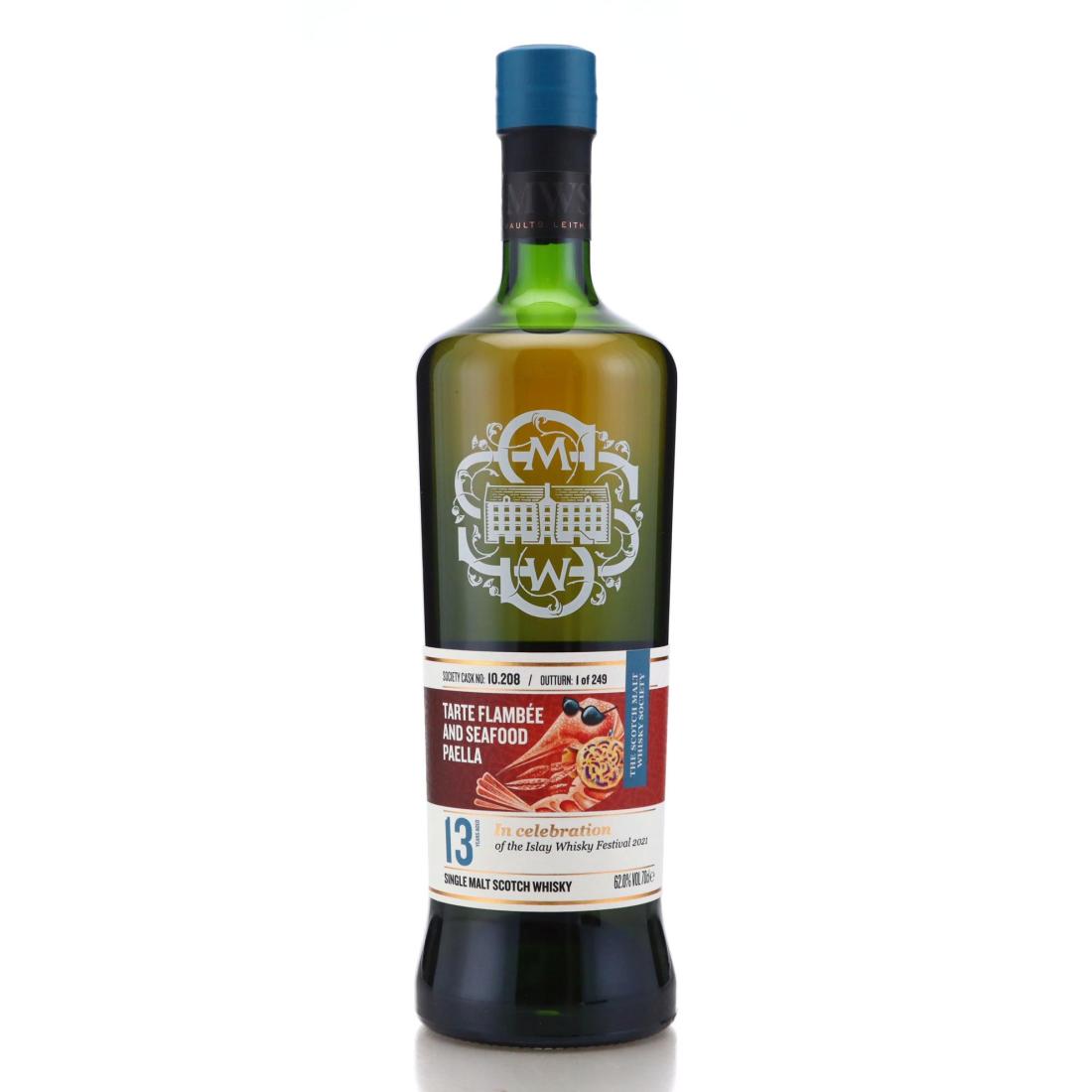 Bunnahabhain 2007 SMWS 13 Year Old 10208 Tarte flambe and seafood paella