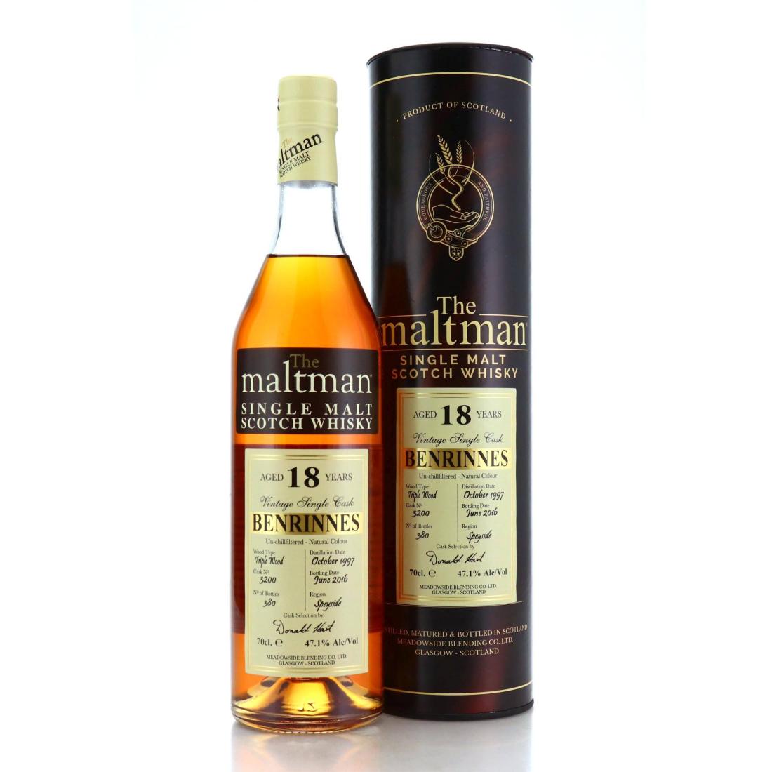 Benrinnes 1997 The Maltman 18 Year Old