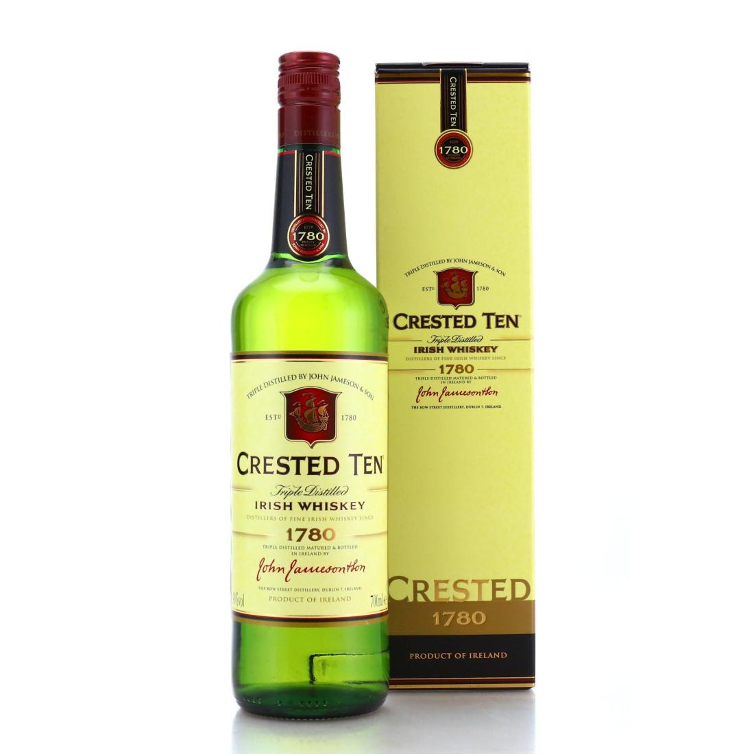 Jameson Crested Ten, Bourbon & Sherry Cask, 40% whisky bottle
