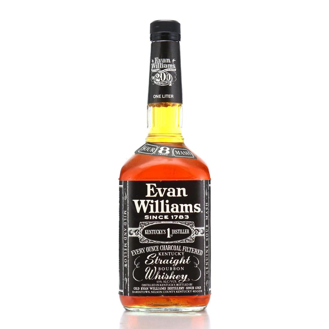 Evan Williams 8 Year Old, New Charred Oak Cask, 43% whisky bottle