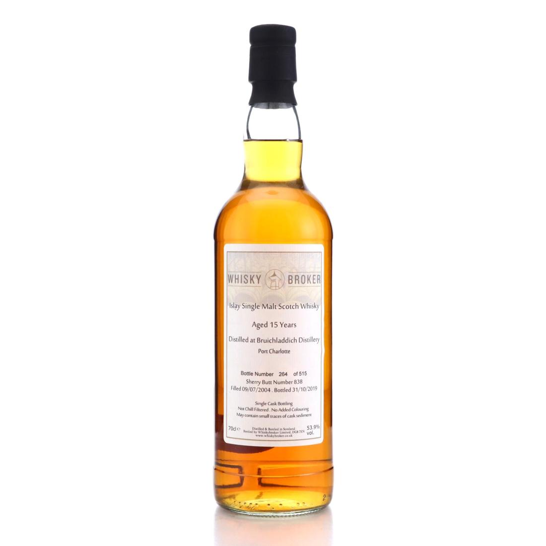 Port Charlotte 2004 Whisky Broker 15 Year Old