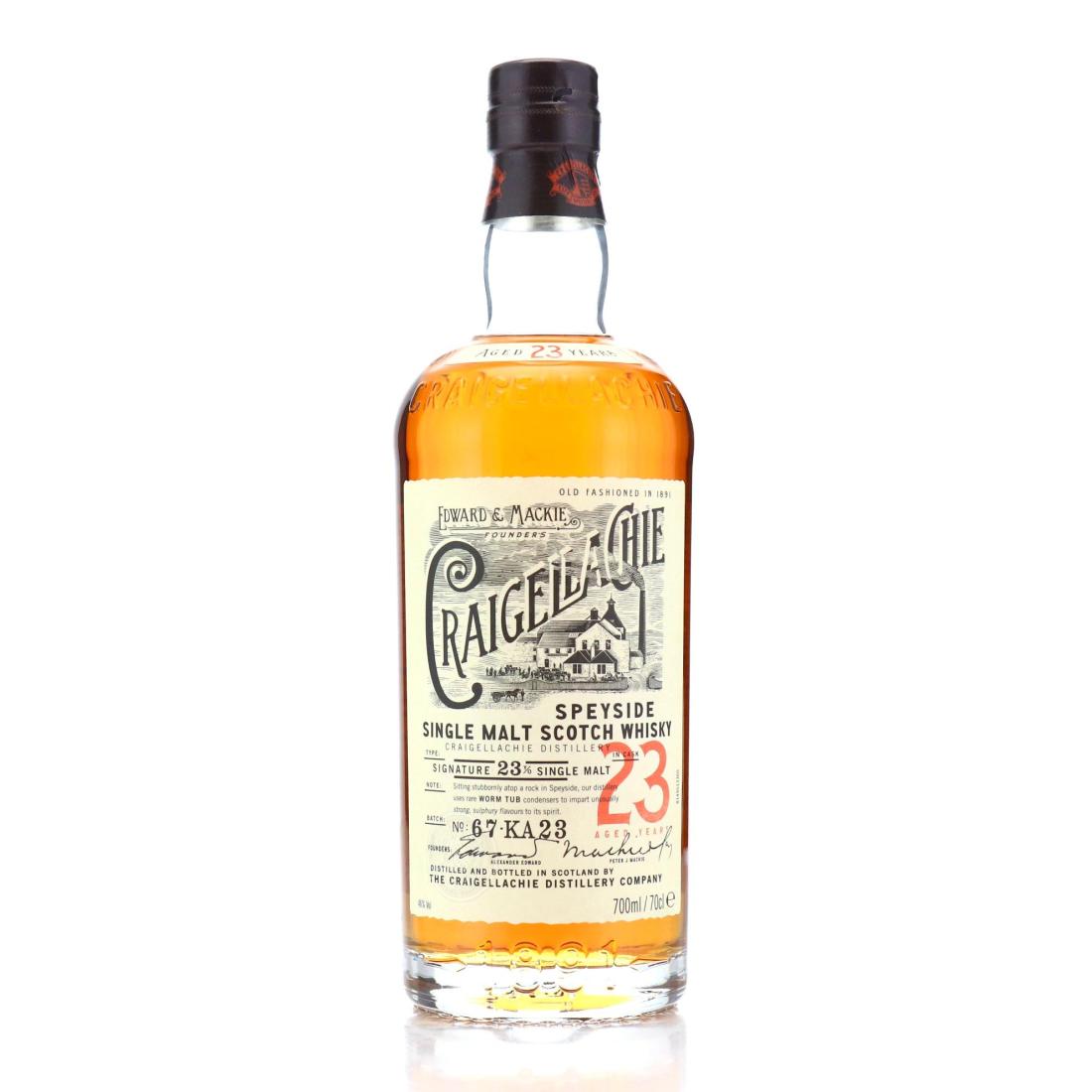 Craigellachie 23 Year Old Batch No 67KA 23