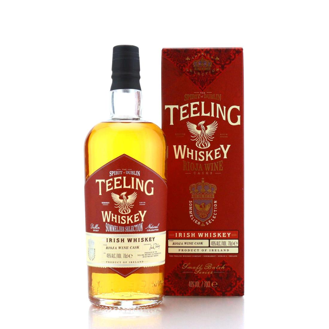 Teeling Whiskey Small Batch Rioja Wine Cask Finish Sommelier Selection