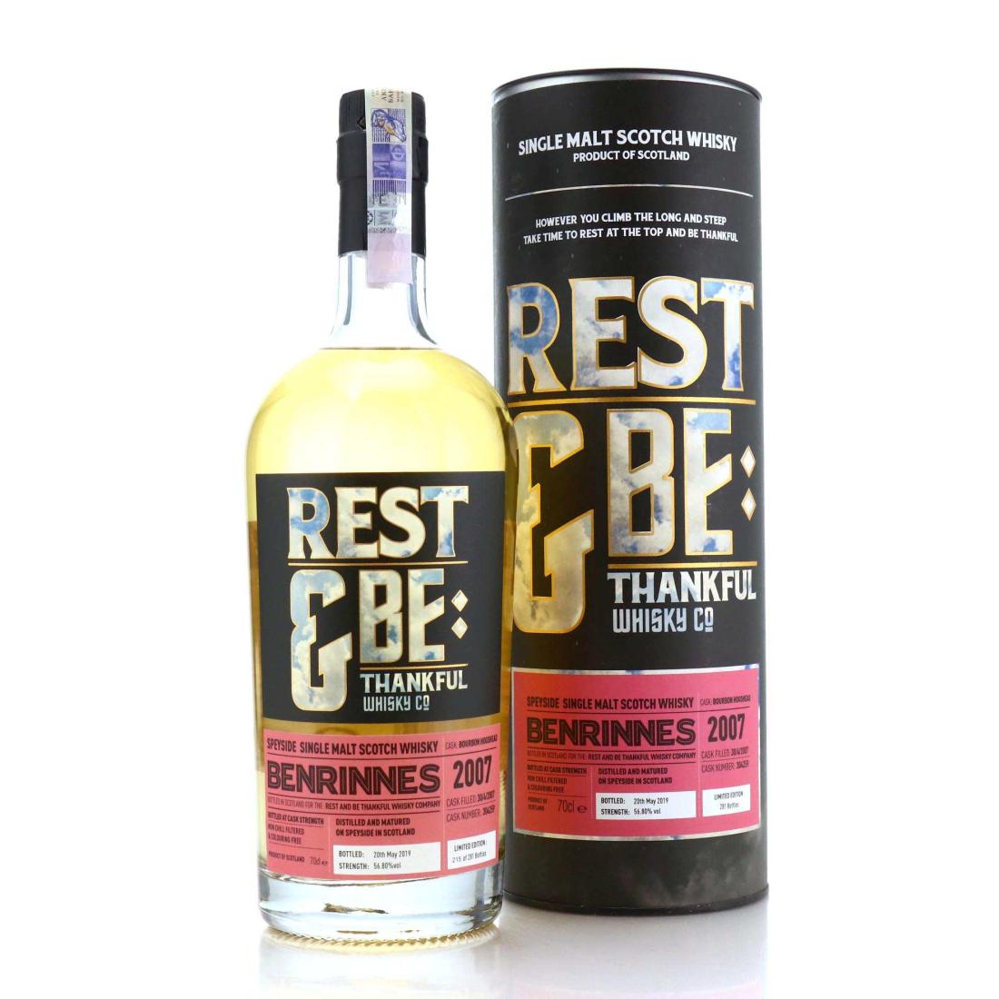 Benrinnes 2007 Rest Be Thankful Whisky Co