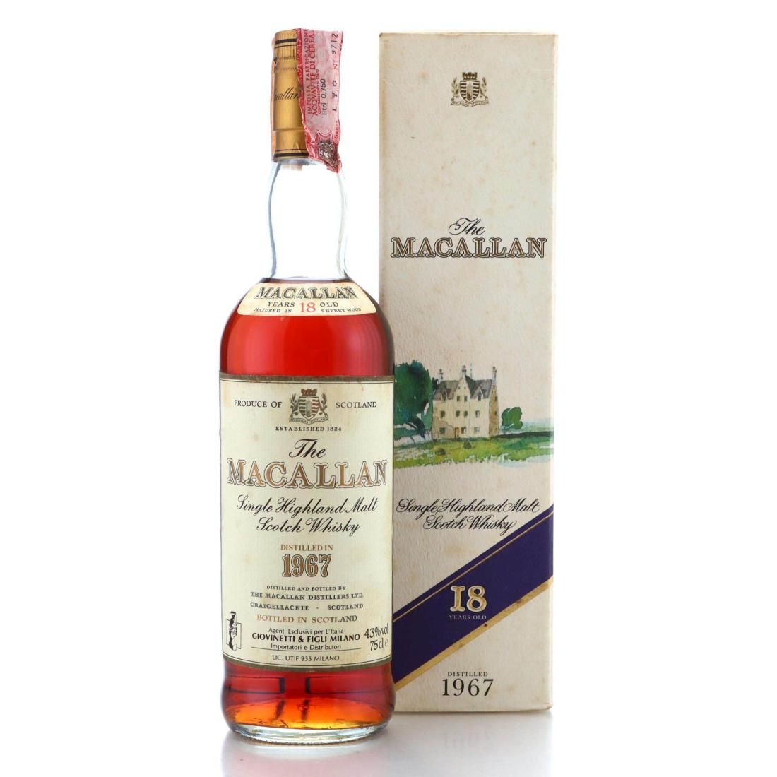 Macallan 1967 18 Year Old