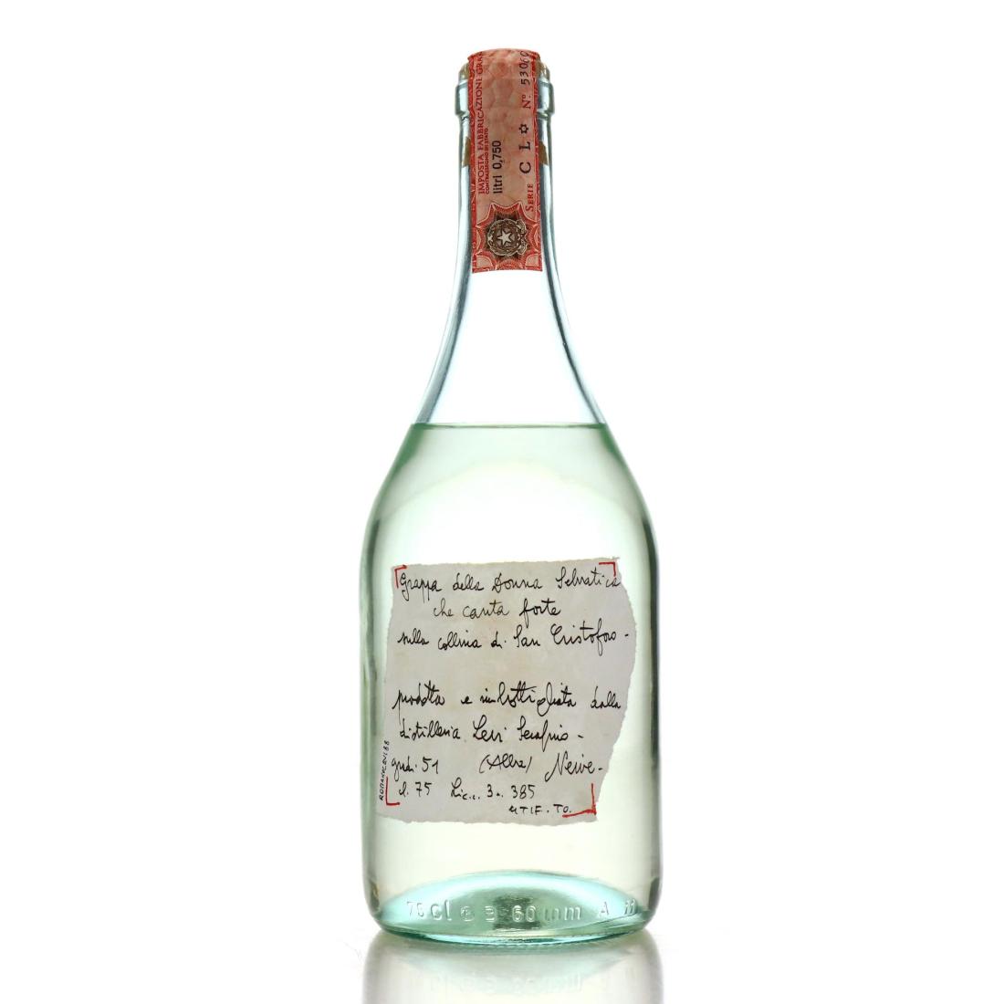 Levi Serafino Grappa della Donna Selvetica che Canta Forte Milla Collina di San Cristofore 1988