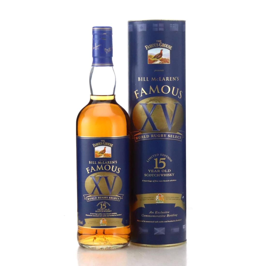 Famous Grouse Bill McLaren s Famous XV 15 Year Old Scotch Whisky