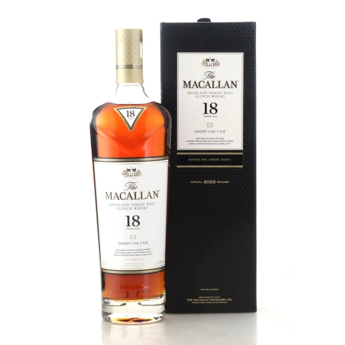 Image for Macallan 18 Year Old Sherry Oak Cask Annual 2022 Release