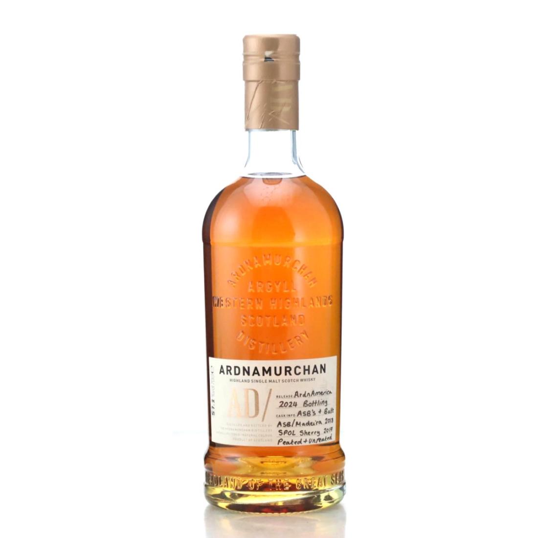Ardnamurchan AD The ArdnAmerica Tour Bottling Handwritten Label