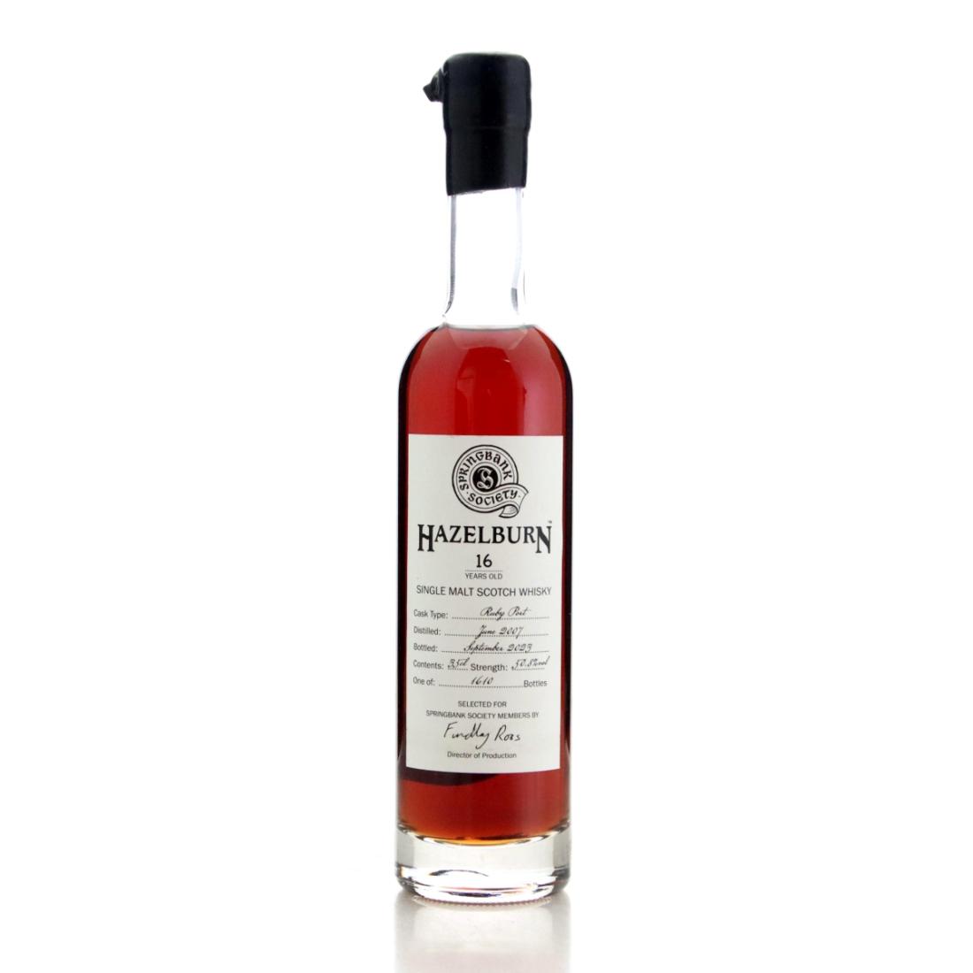 Hazelburn 2007 Springbank Society 16