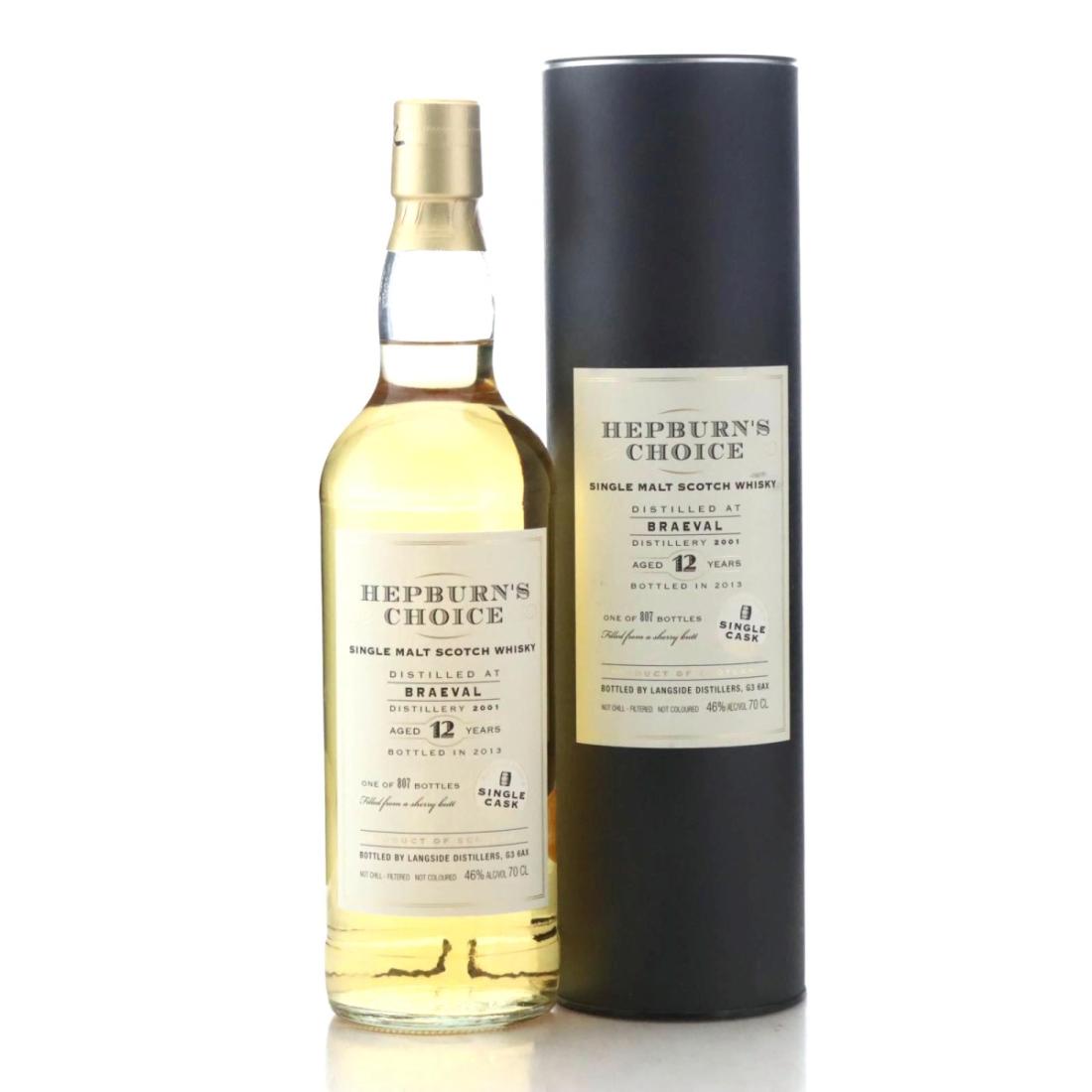 Braeval 2001 Hepburn s Choice 12 Year Old