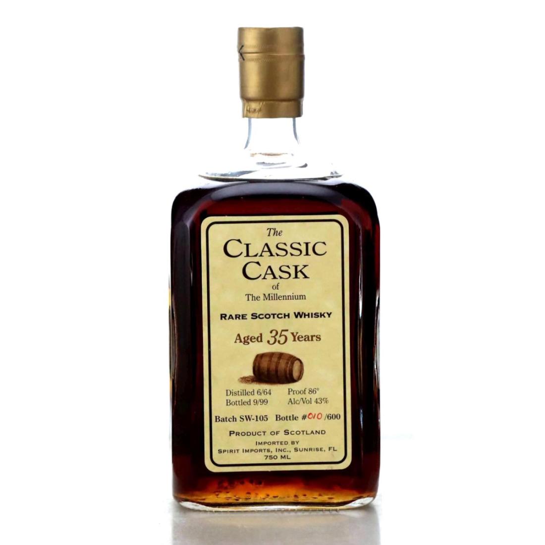 Classic Cask of the Millennium 1964 35 Year Old Scotch Whisky Batch SW 105