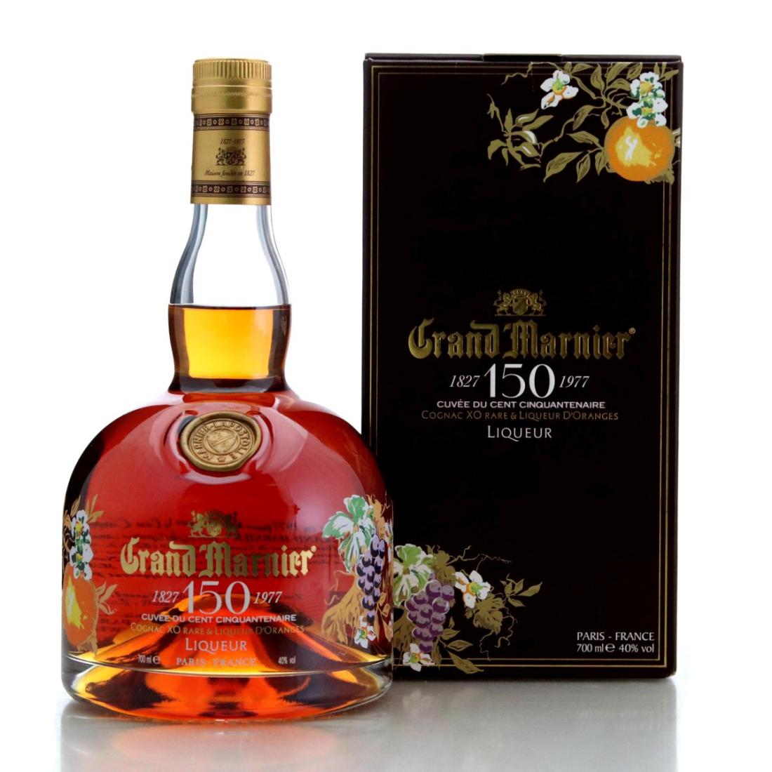 Grand Marnier Cuvée du Cent Cinquantenaire, 40% whisky bottle