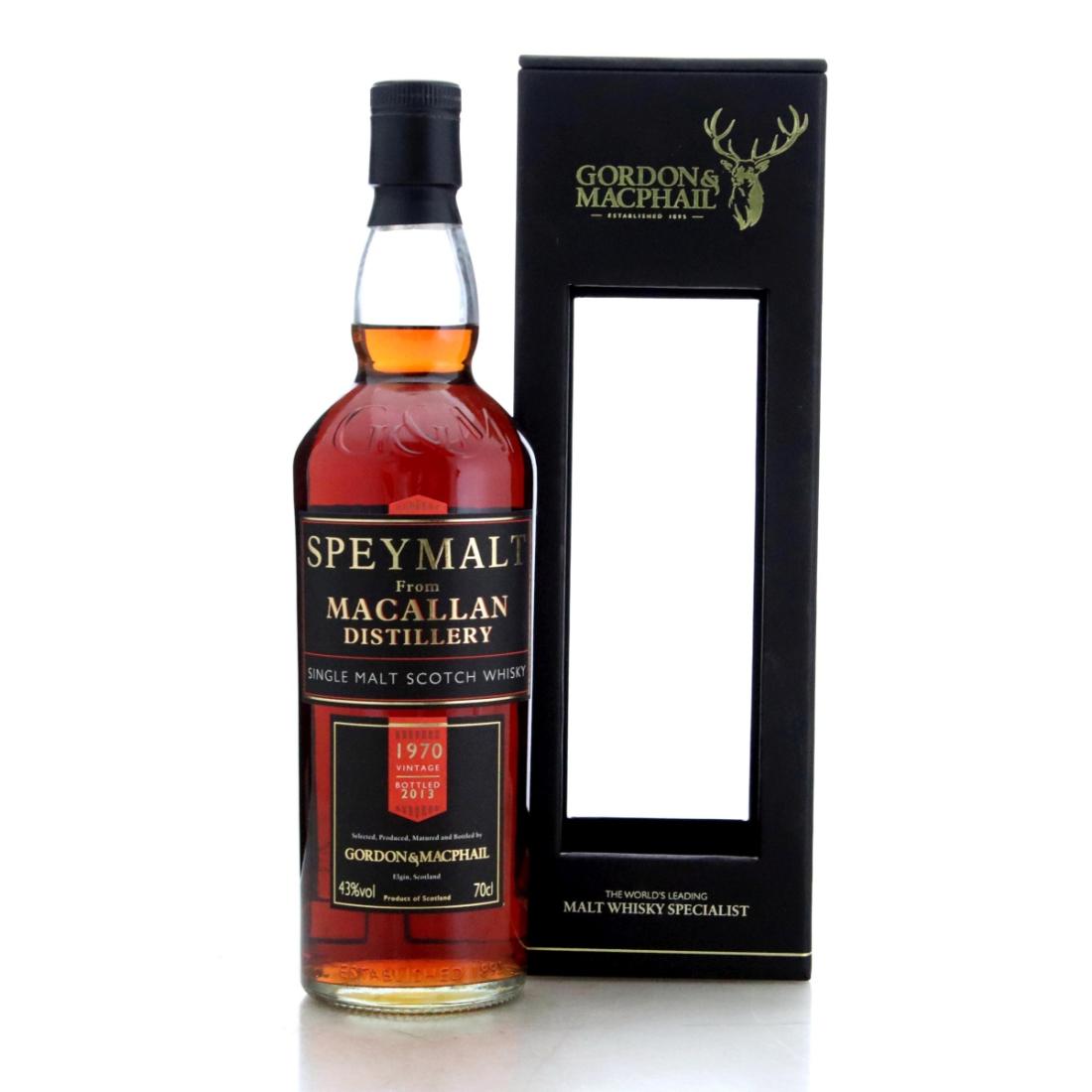 Macallan Speymalt 43 Year Old, Sherry Cask, 1970, Gordon & MacPhail, 43%, 70cl whisky bottle