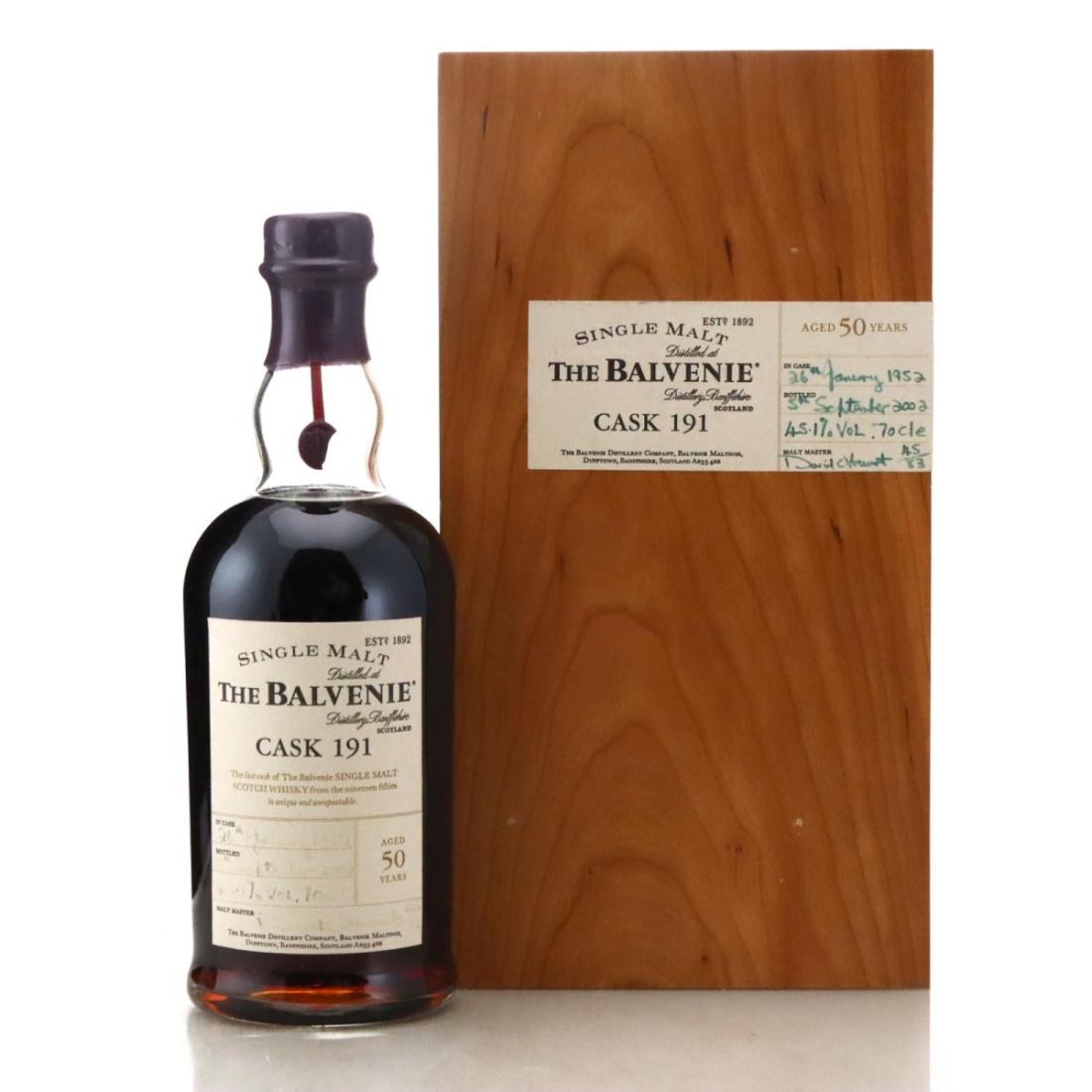 Balvenie 1952 Cask 191 50 Year Old