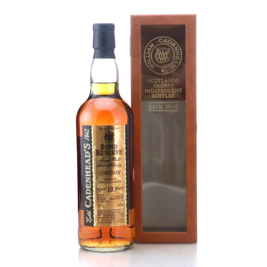 Longrow 1996 Cadenhead s Bond Reserve 10 Year Old