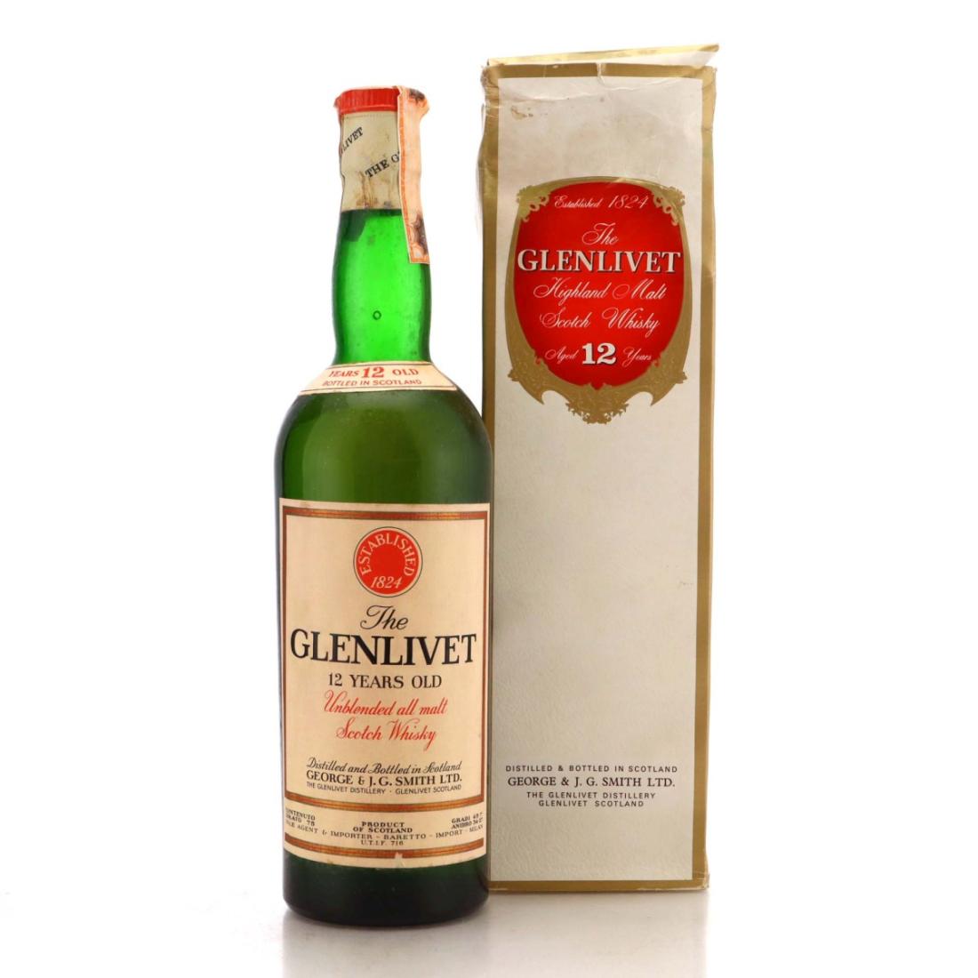 Glenlivet 12 1970s Baretto Import