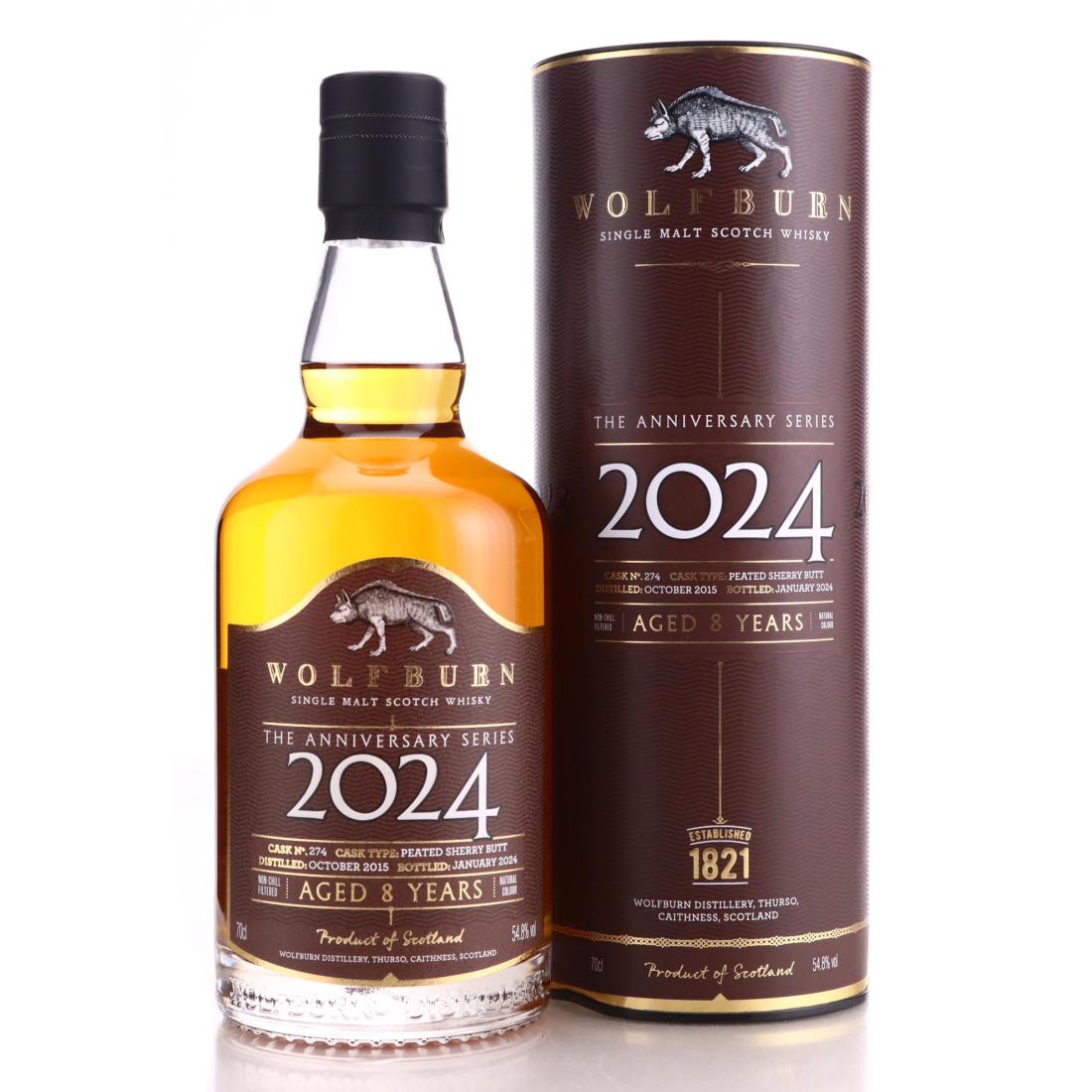Wolfburn 2015 The Anniversary Series 8 Year Old
