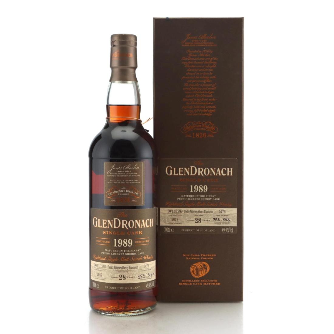 Glendronach 1989 Single Cask 28