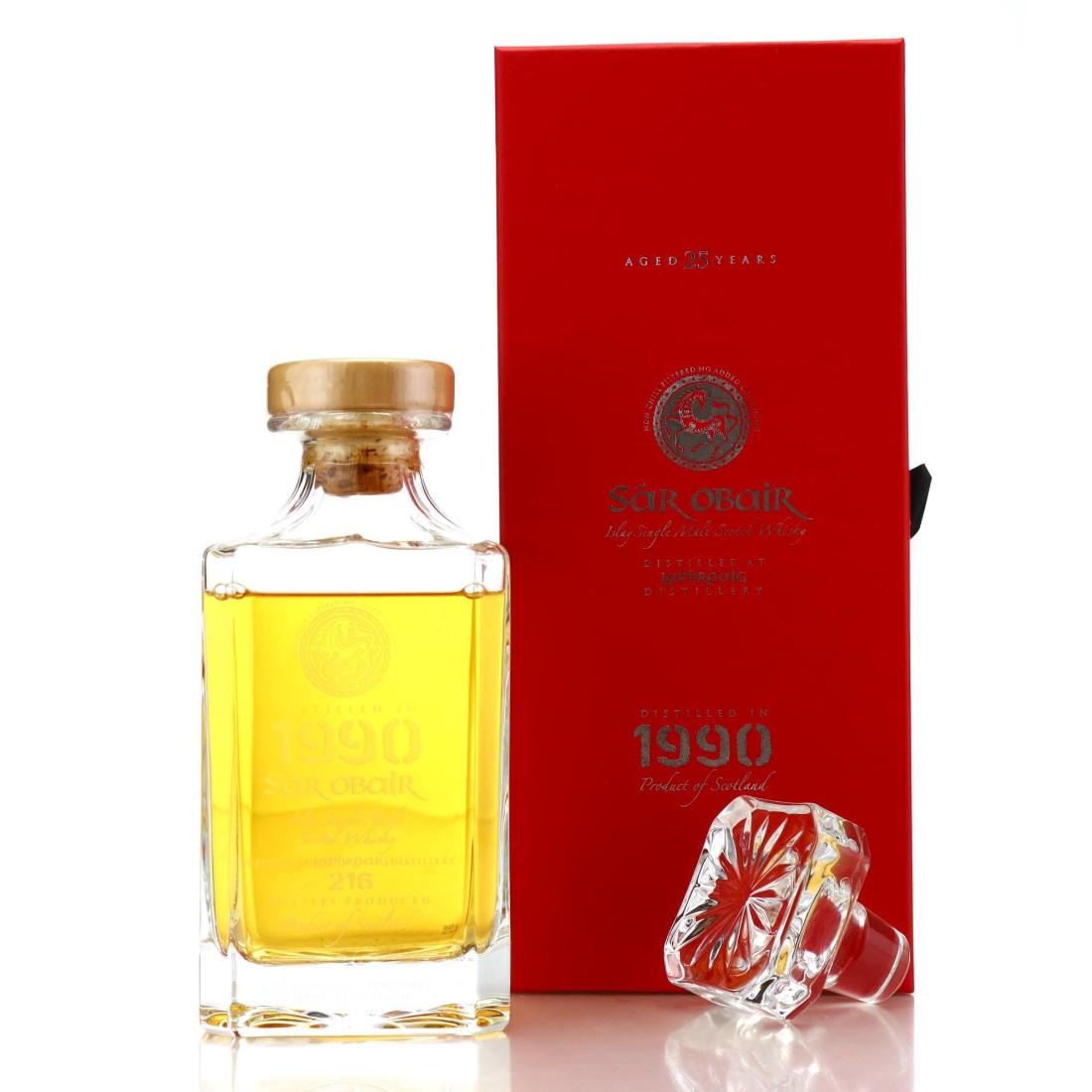 Laphroaig 1990 Sr Obair 25 Year Old Crystal Decanter