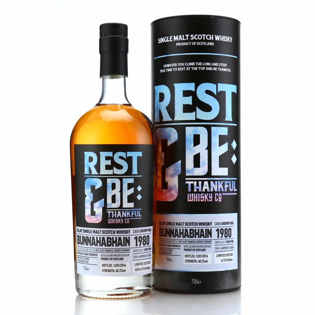 Bunnahabhain 1980 Rest Be Thankful Whisky Co