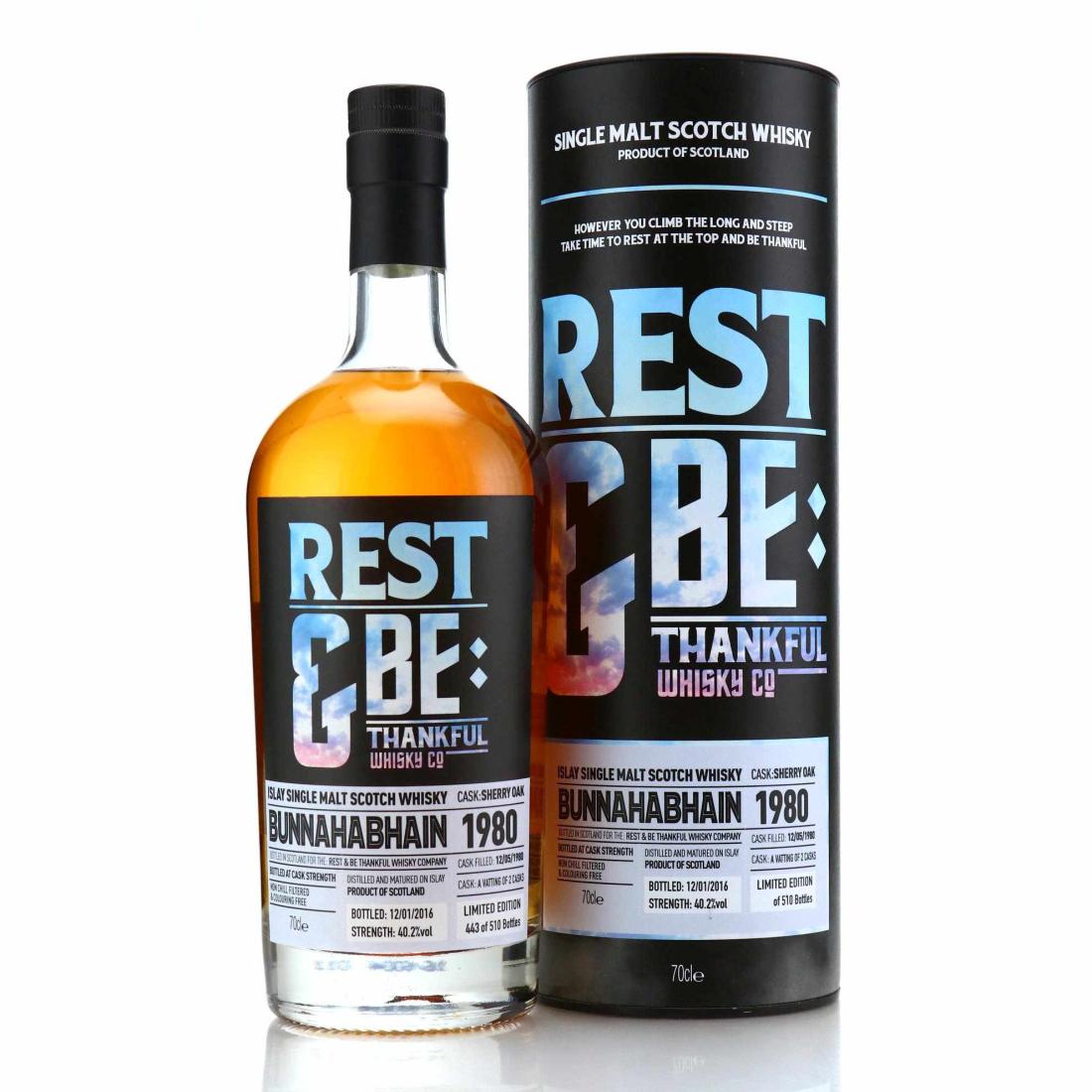Bunnahabhain 1980 Rest Be Thankful Whisky Co