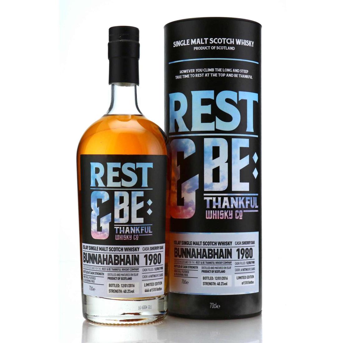 Bunnahabhain 1980 Rest Be Thankful Whisky Co