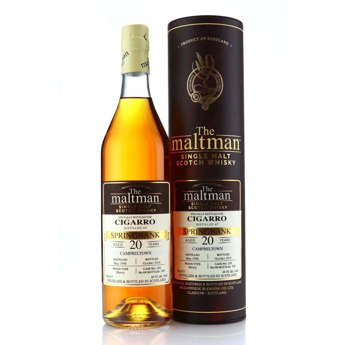 Springbank 1996 The Maltman 20